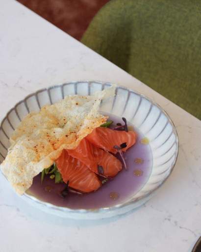 Plat de saison du Menu Muses – déjeuner au restaurant Muses La Défense