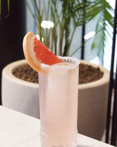 Muses La Defense Restaurant Bar Cocktail Paloma